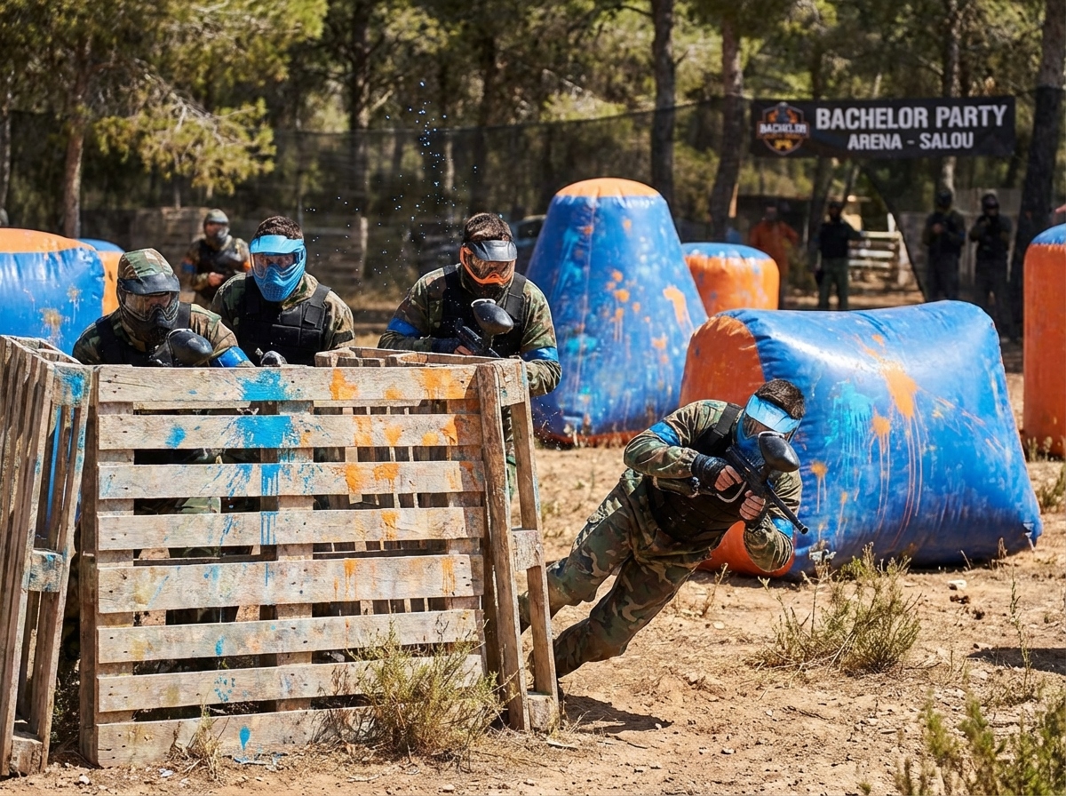 Paintball para grupos cerca de Salou (despedidas)