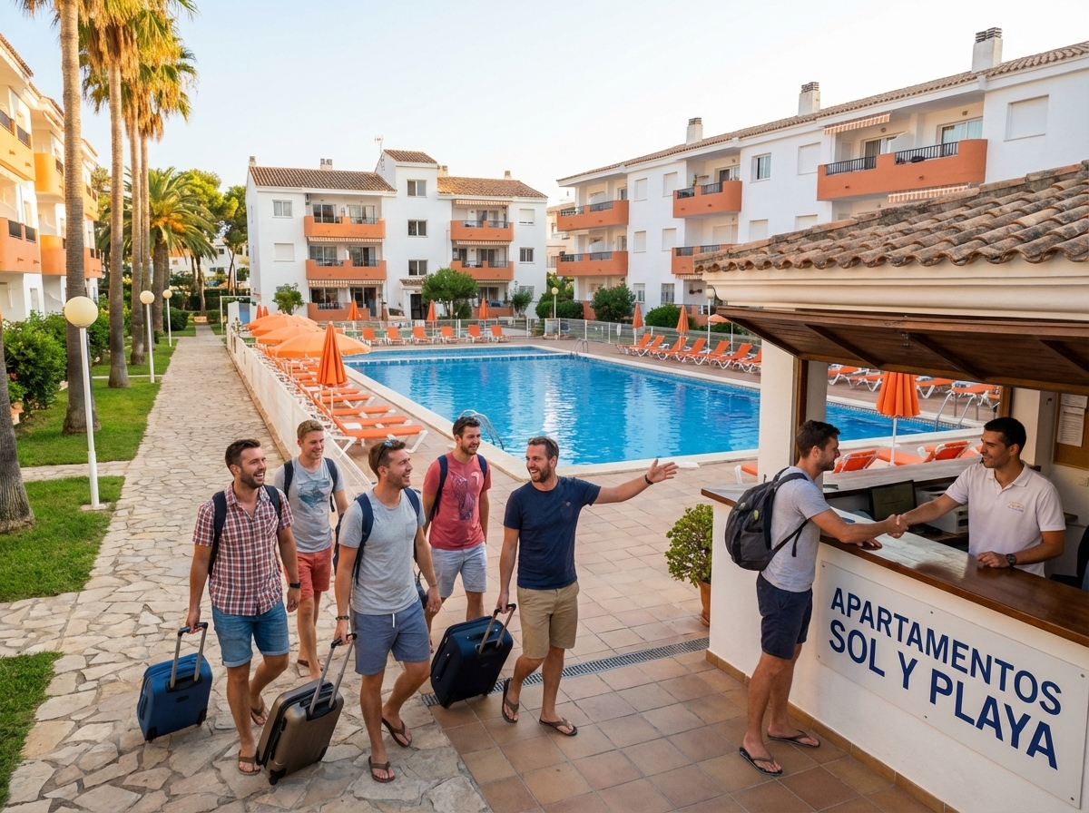 Alojamiento para despedidas en Salou (apartamento o bungalow)