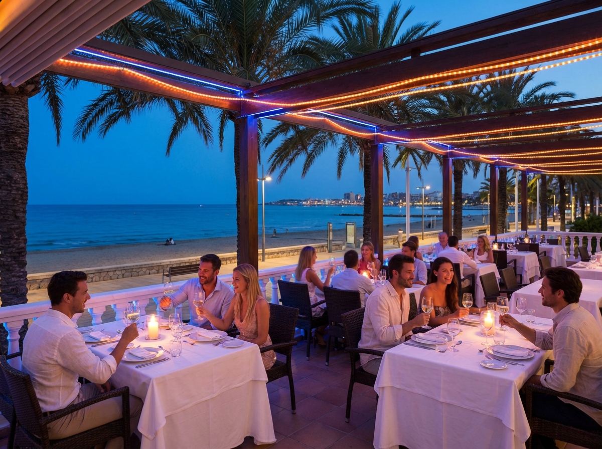 Restaurante en primera línea de playa en Salou